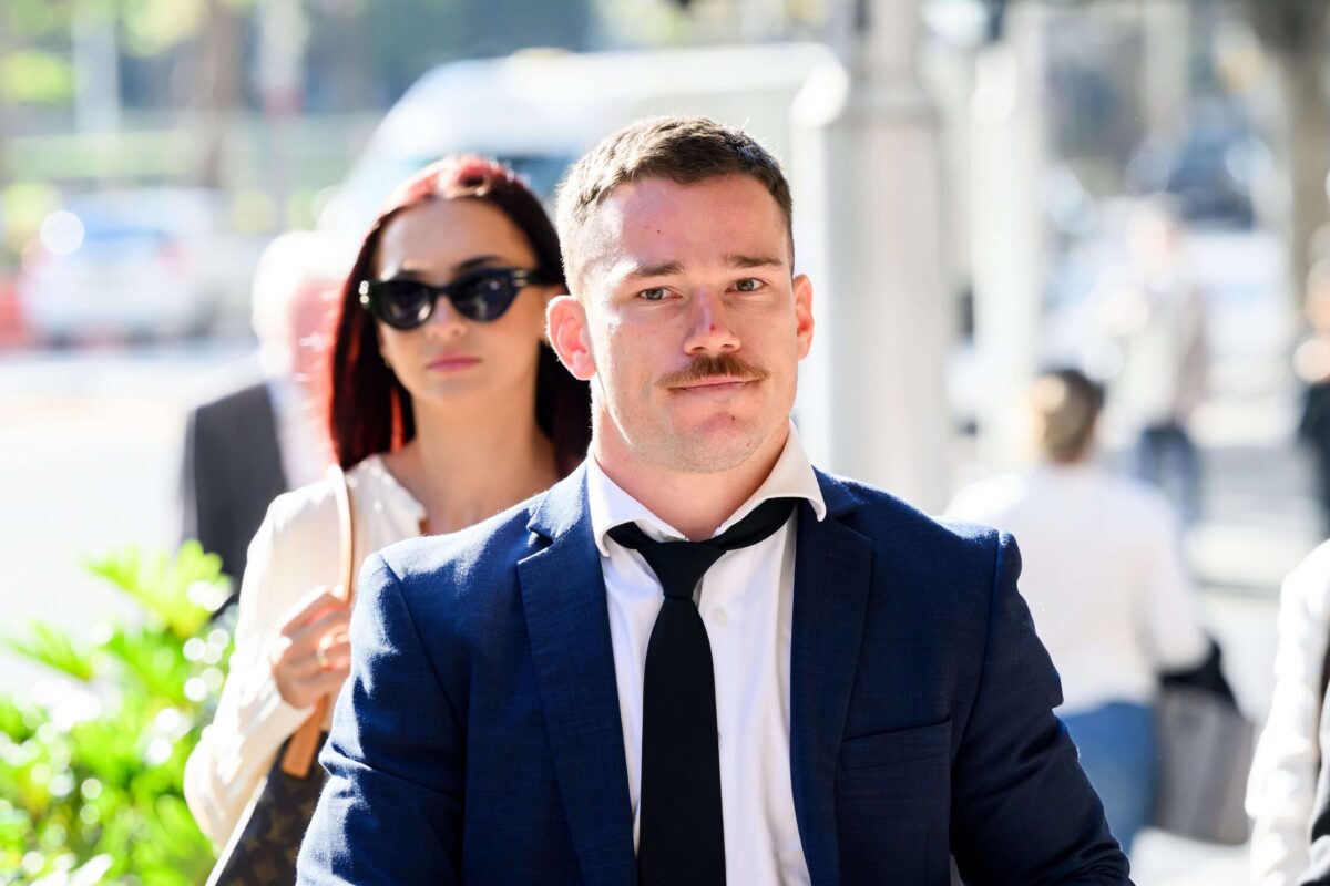 NRL star denies touching police gun during pub brawl