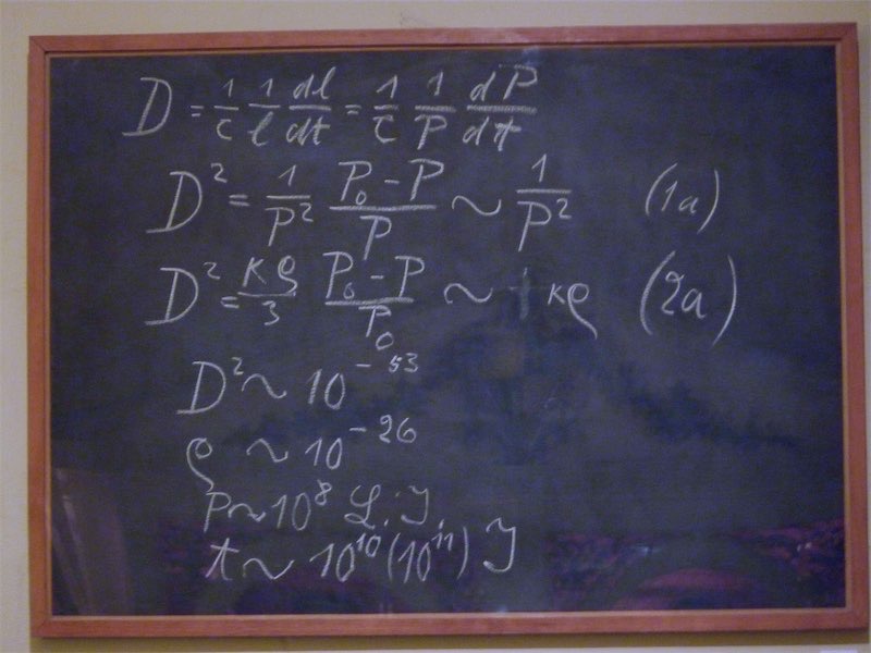 Albert Einstein and that blackboard in Oxford