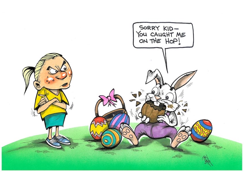 Cartoon / An Easter Dose of Dorin