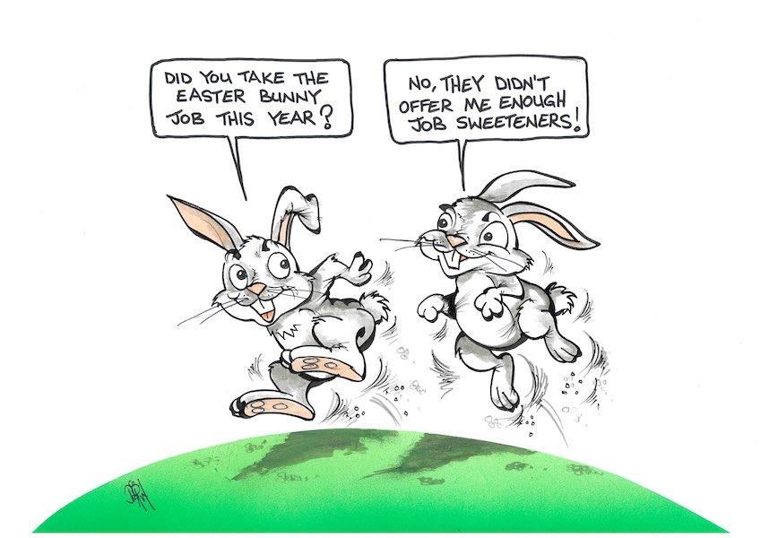 Cartoon / An Easter Dose of Dorin