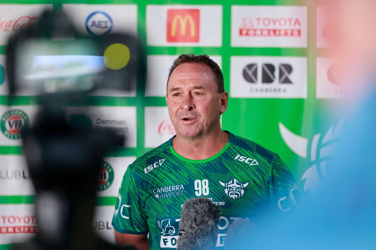 Raiders ignoring raps ahead of NRL table-topping clash