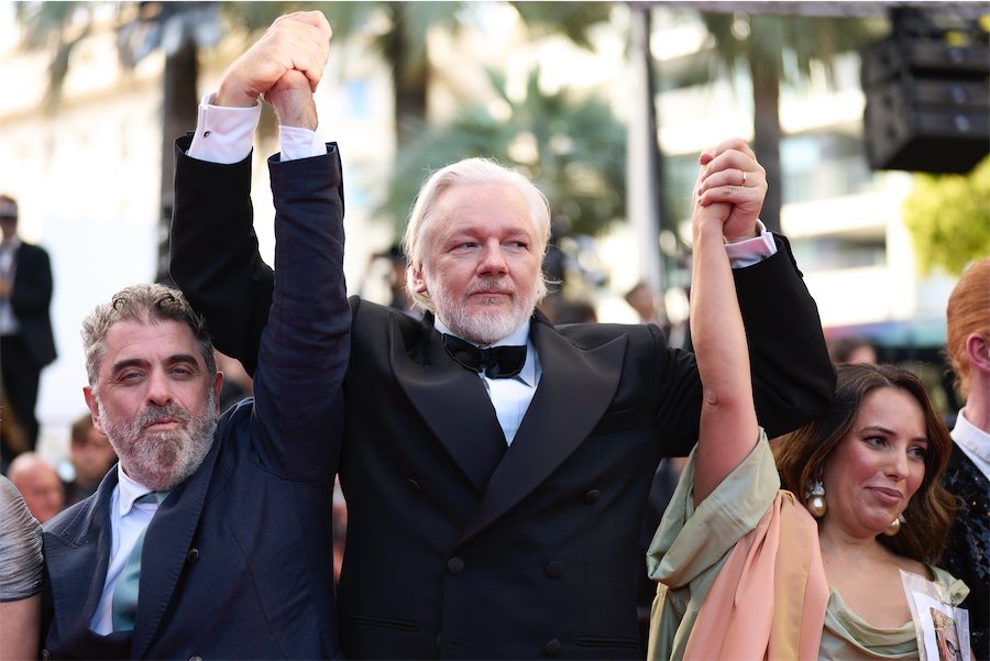 Assange open to political action as Cannes hosts documentary
