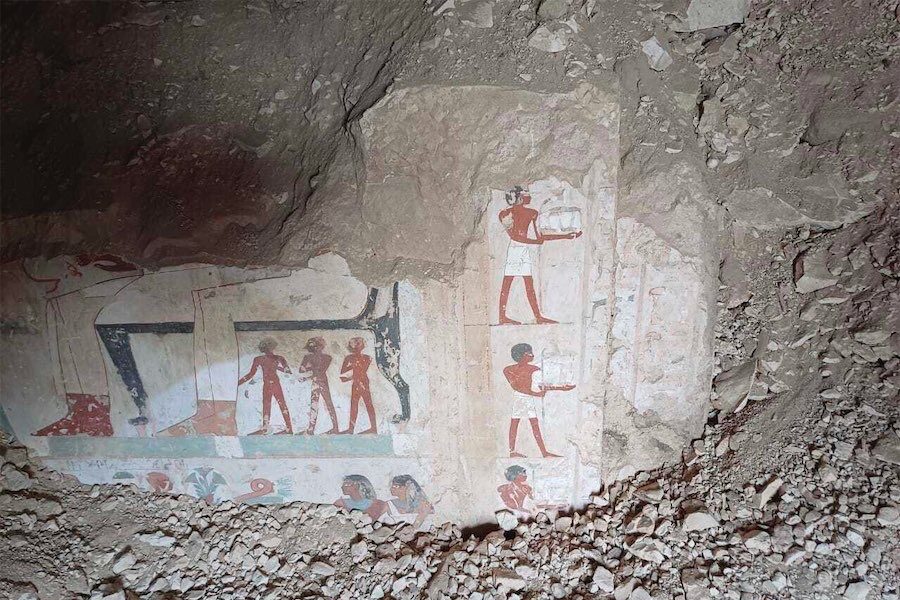 Egyptian archaeologists discover three tombs in Luxor