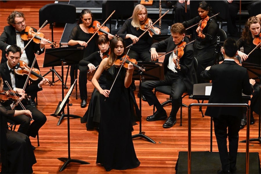 The Beethoven violin concerto took the roof off!