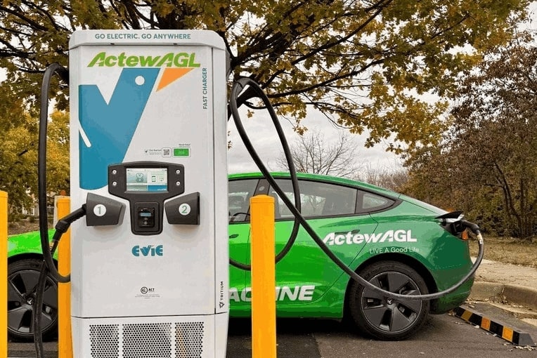 Largest mixed-use EV charging hub opens