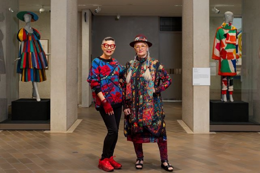 Gallery acquires fashion items from colourful designers