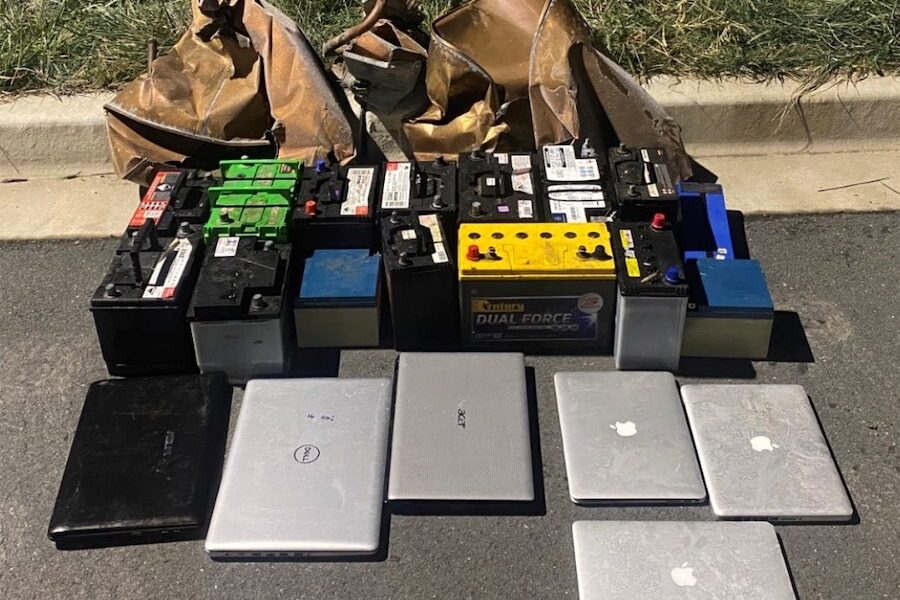 Couple charged with stealing from recycling bins
