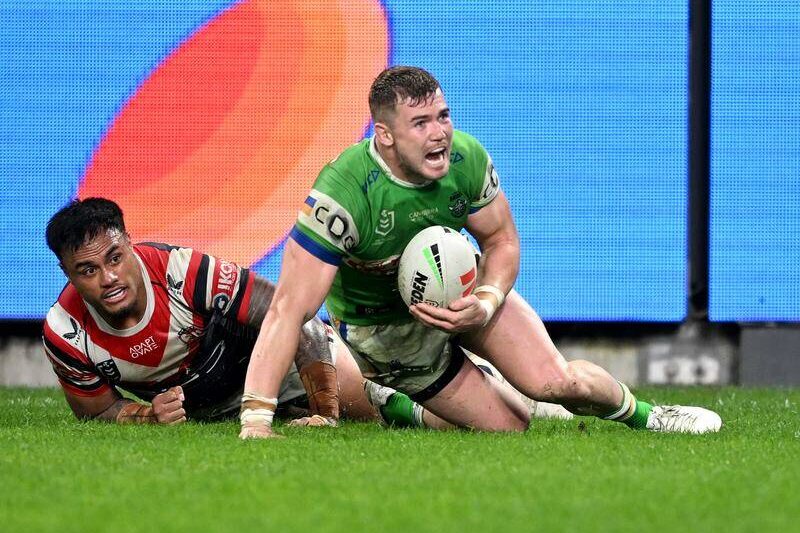 Youthful Raiders overpower Roosters in NRL win