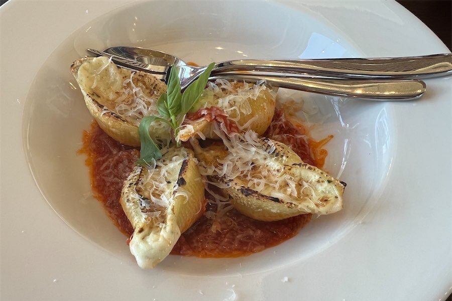 40 minutes to get to a menu and a wine list!