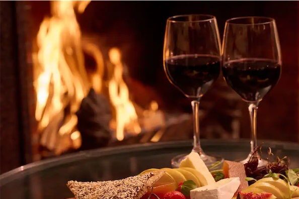 Tempted back to tasting beside the open fire 