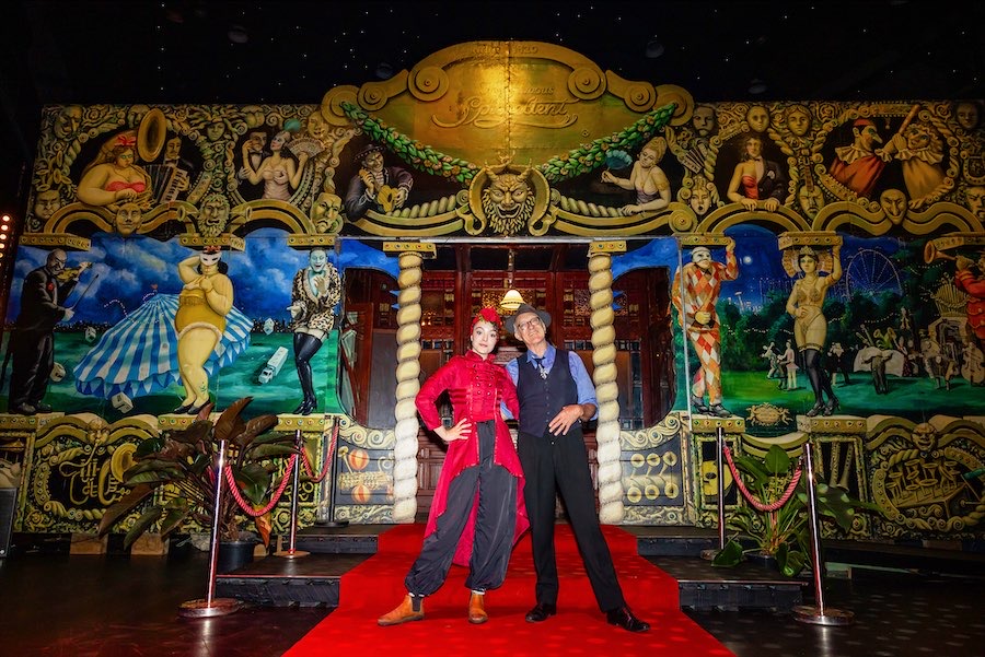 David takes his famous Spiegeltent to the world