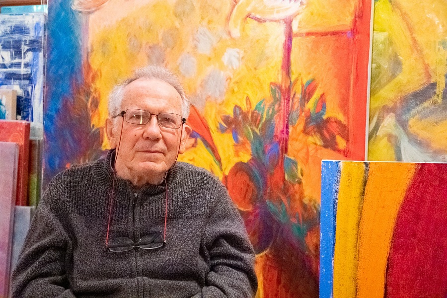 Death of an artist drawn to colour and life