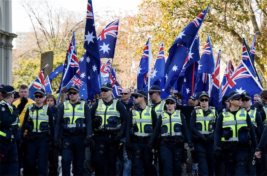 Threat warning lingers over anti-migrant rallies
