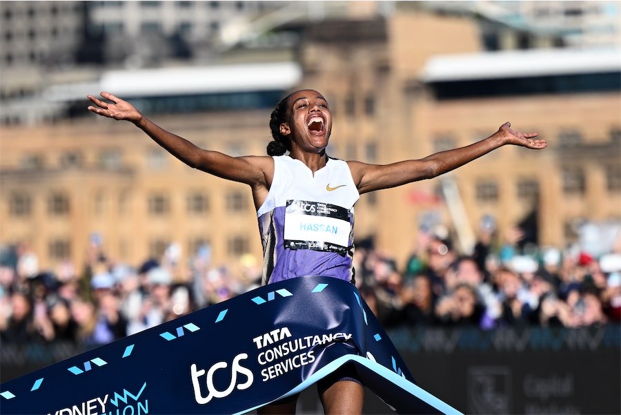 Records fall: Hassan, Kiros win Sydney Marathon titles