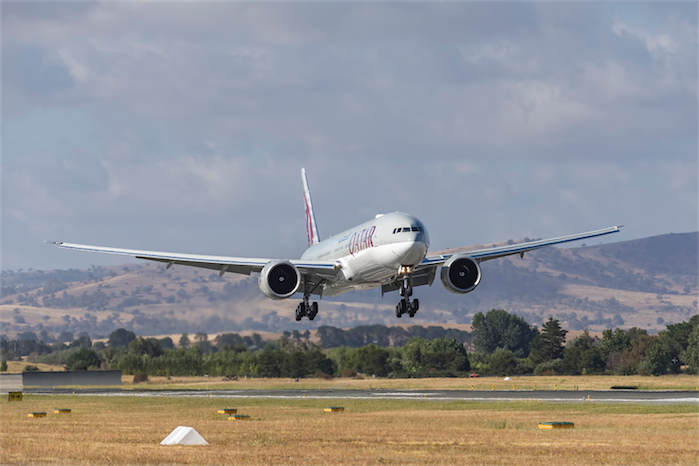 Qatar planes return to Canberra in December