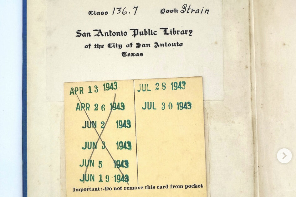 US library book returned 82 years late