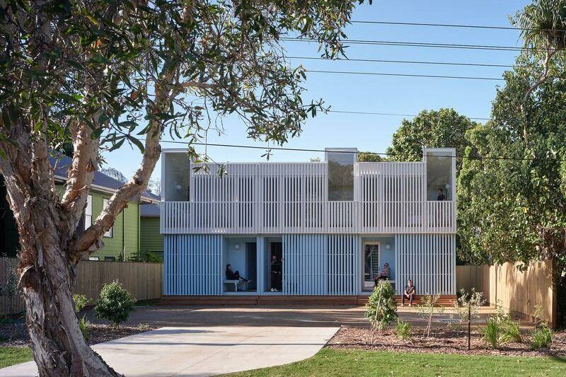 Prefab house ferried to island by night wins top award