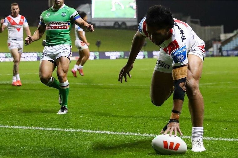 Dragons weather wind, rain and top-placed Raiders