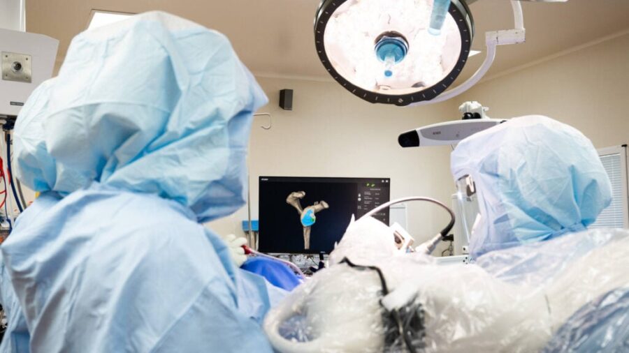 First robotic surgery gives granny ’15 minutes of fame’