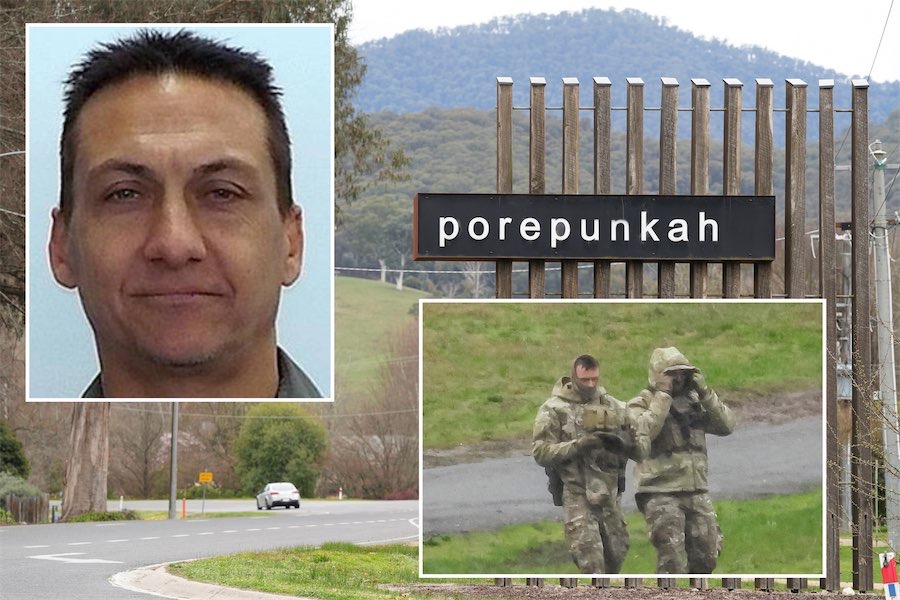 Gun ‘testing’ in hunt for accused cop killer fugitive