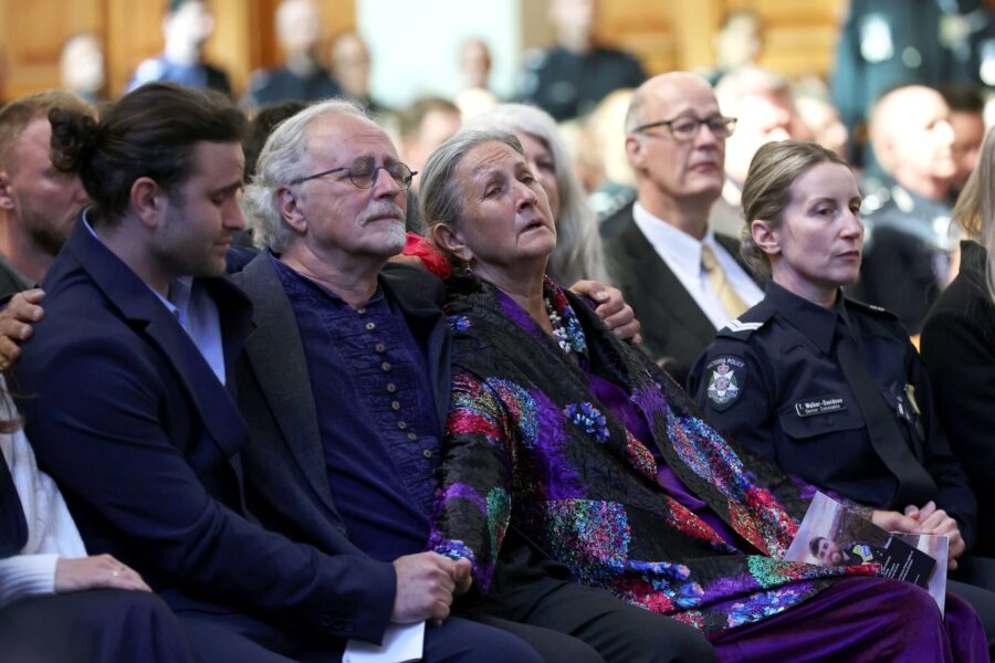 ‘My superhero’: touching funeral tributes for slain cop
