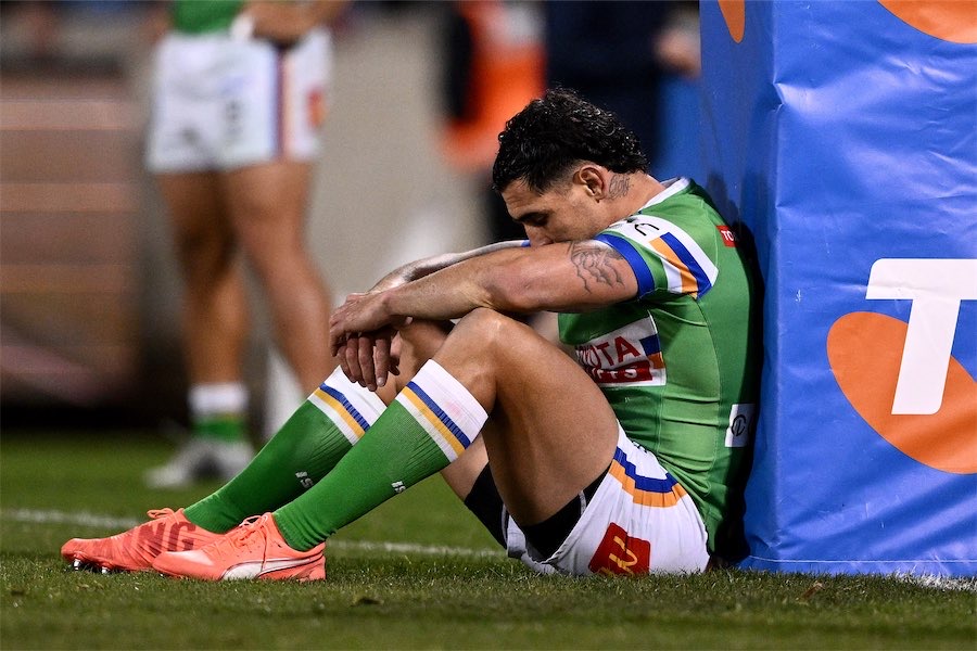 Sharks down rudderless Raiders to book NRL prelim berth