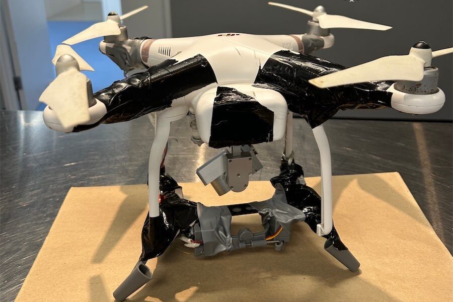 Alleged drone drug drop into the prison foiled