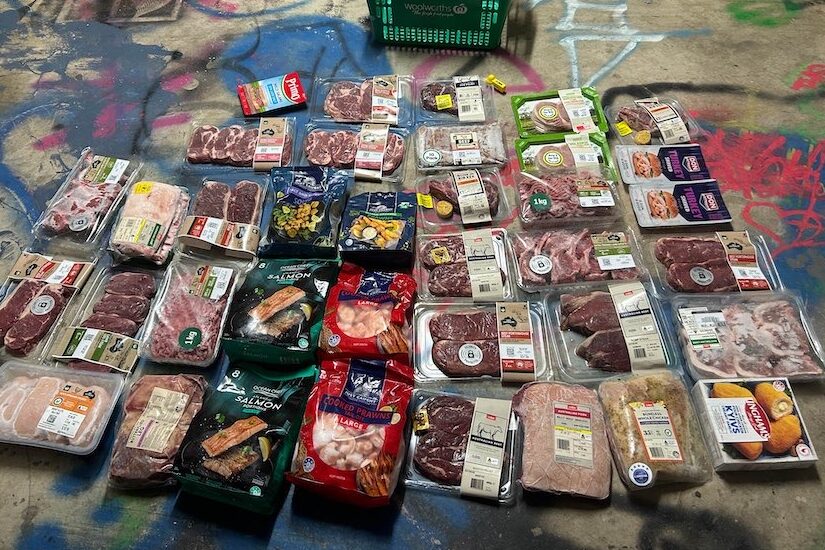 Packaged meat seized in swoop on suspected shoplifters