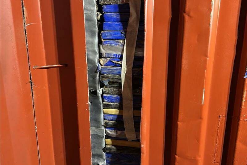 ‘Corrupt’ dockers accused of hiding drugs in false wall