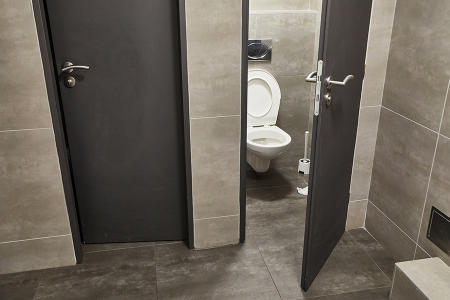 Is it okay to sit on public toilet seats?