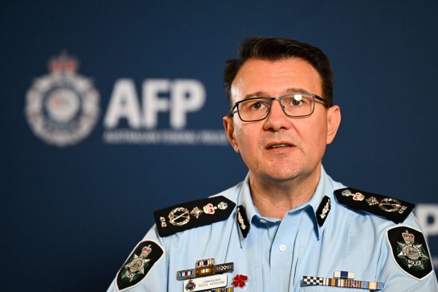 ‘How nervous am I’: top cop’s emotional farewell