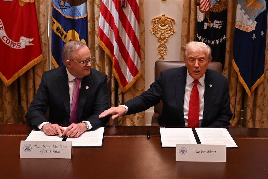 Best mates: White House meeting firms PM-Trump ties