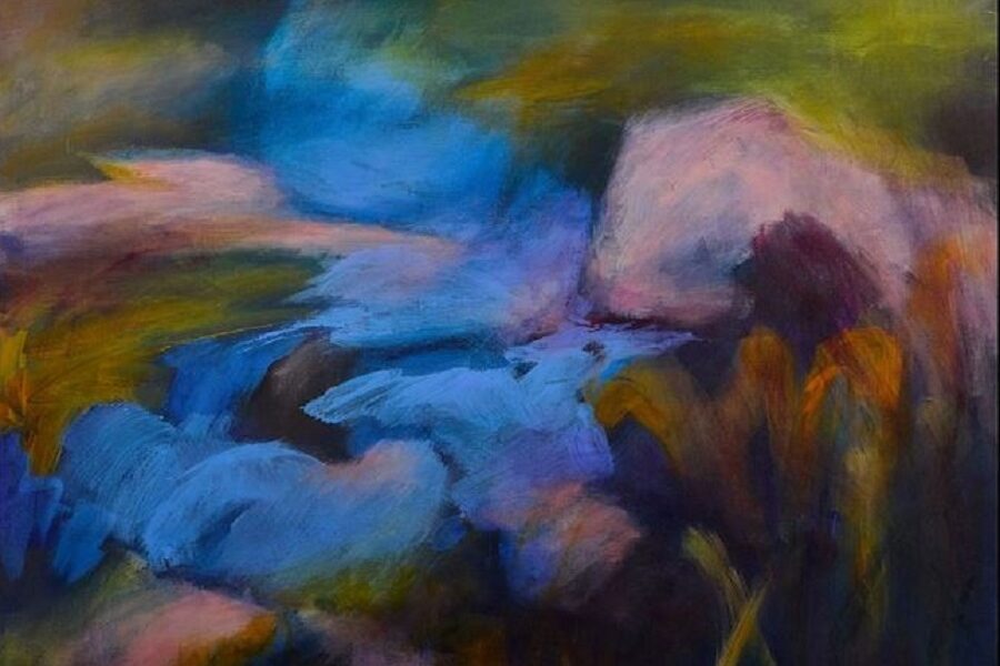 Immersive abstract landscapes of colour and light