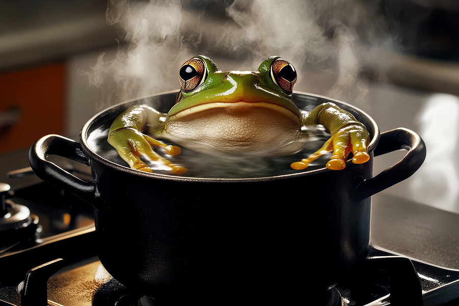 Boiling democracy frogs: will we jump in time?