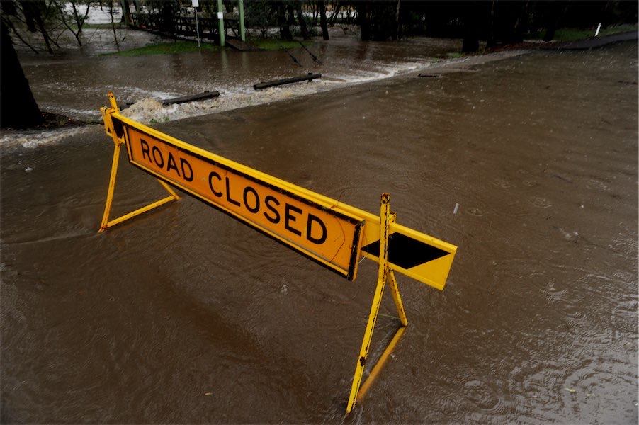 Flash flooding hits states as rain hammers east coast