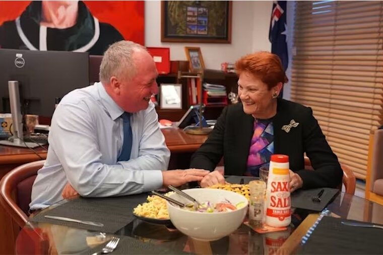 For Barnaby, Pauline’s his kind of politician