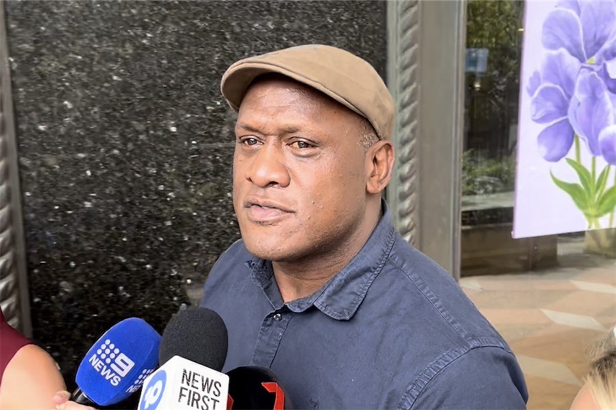 Night in custody for NRL legend over bizarre street act