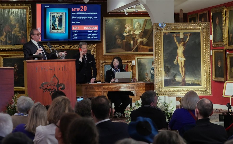 Long-lost Rubens crucifixion painting sells for $4.1m