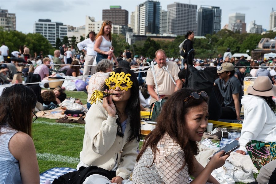 Revellers gather in unity ahead of New Year’s fireworks
