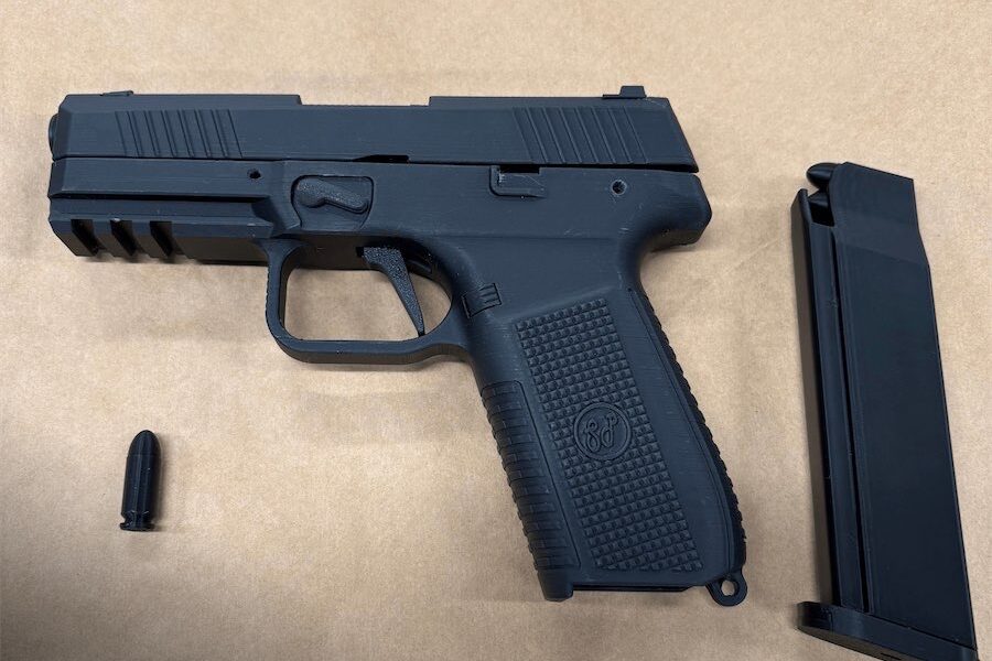 Man found with 3D-printed gun in Civic