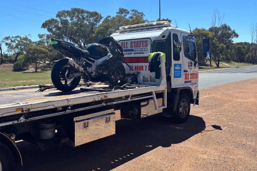 Motorcycle seized after rider caught speeding