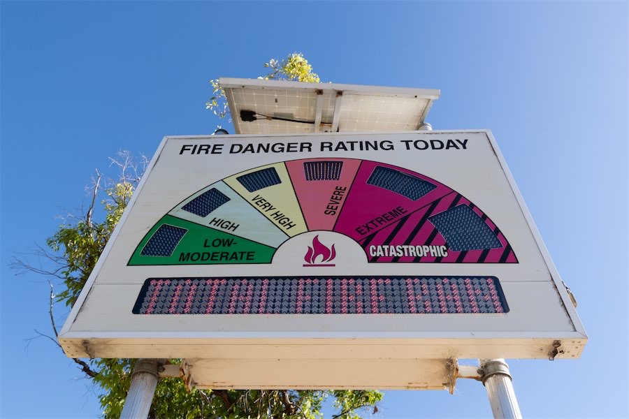 Total fire ban in force on hot Sunday