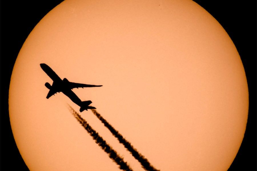 Space weather a growing risk for air traffic
