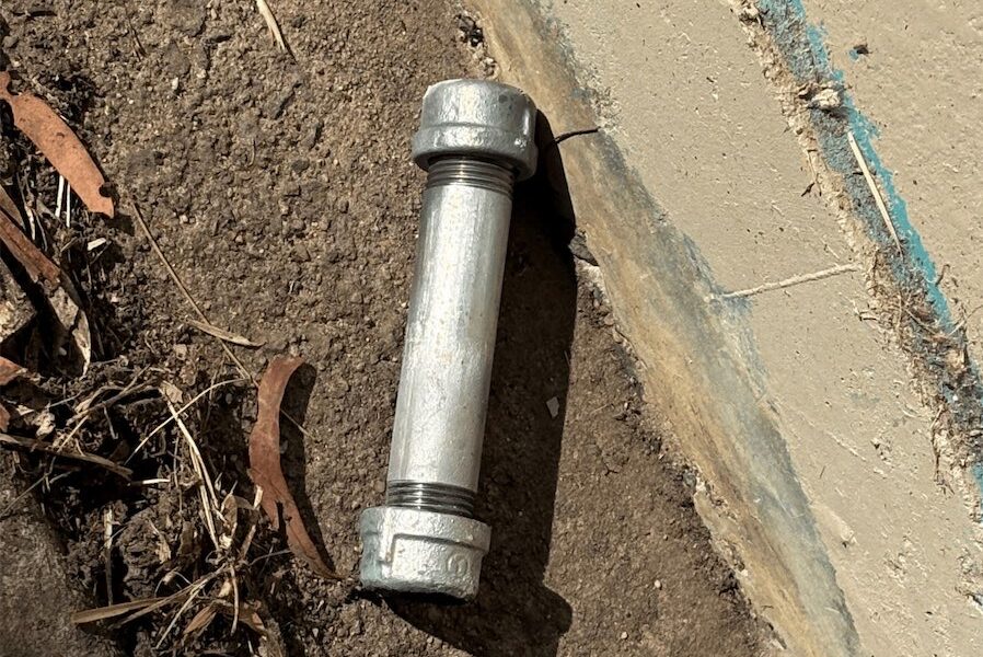 Pipe bombs found on Belconnen footpaths, in parks
