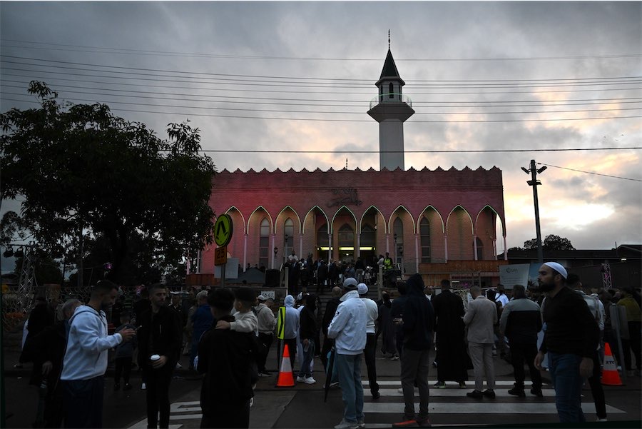 Mosque targeted again as Hanson speech link drawn