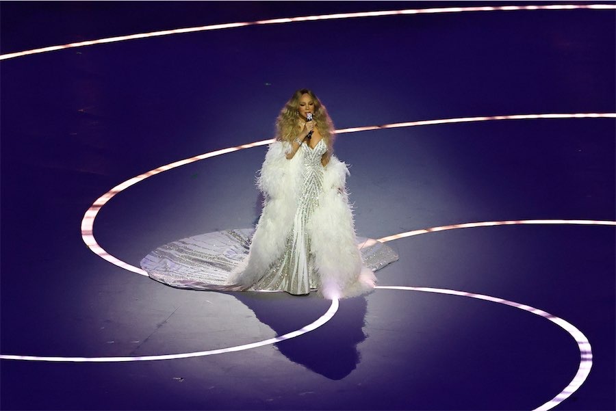 Mariah Carey’s Olympic act prompts lip-syncing question