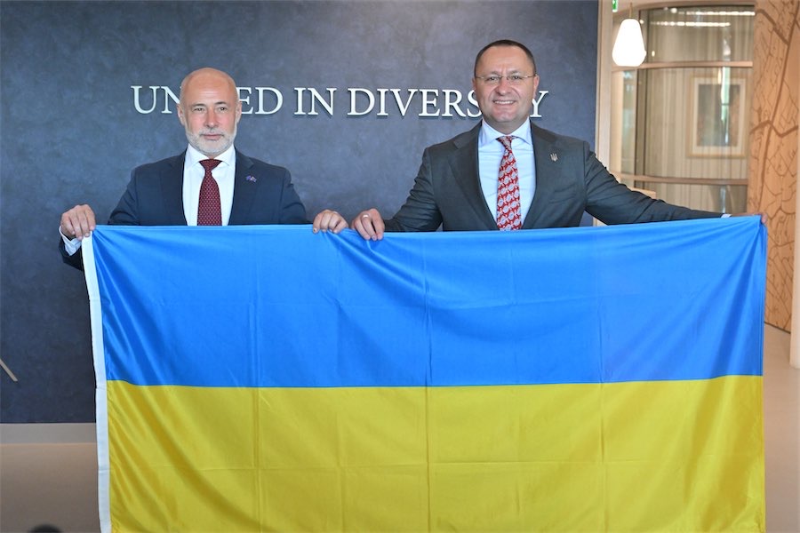 Kyiv calls for military aid, warns of Russia in Pacific