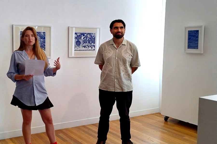 In art, Musa lets his concerns do the talking