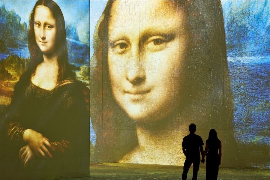 Leonardo da Vinci… enjoying genius on a big scale