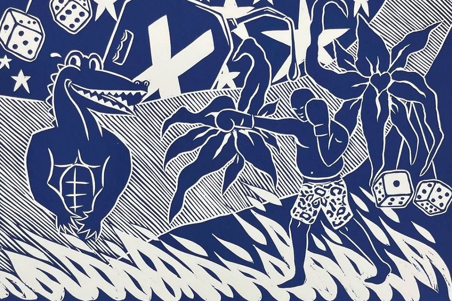 Omar’s exhibition takes aim at the hurt business